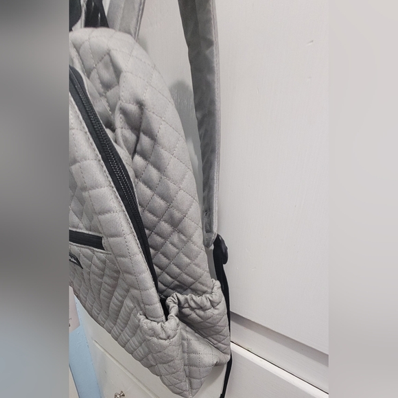 Vera Bradley Backpack Gray Denim Blend - Picture 6 of 7